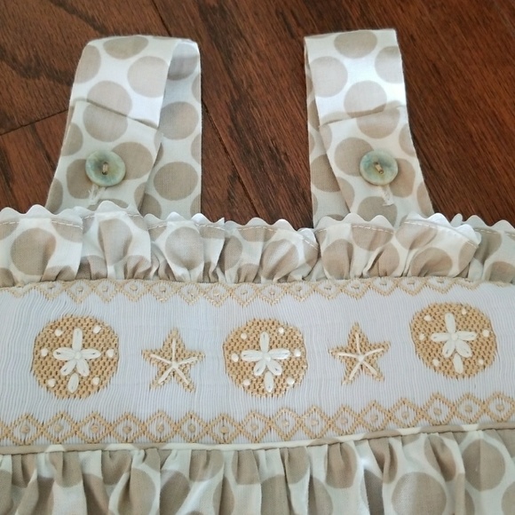 Shrimp and Grits Smocked Dress - Picture 1 of 5